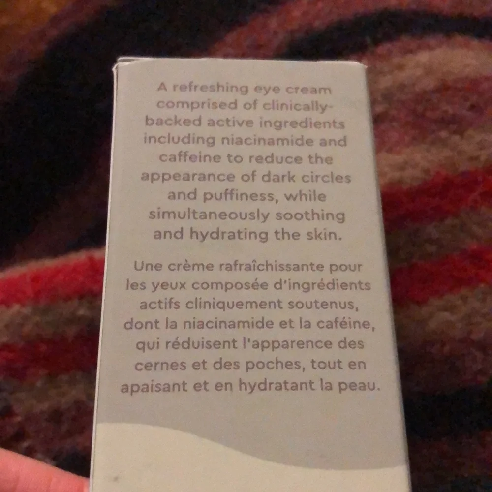 NEW Kopari Niacinamide & Caffeine Eye Bright Cream Wrinkles Crows Feet Eye Cream